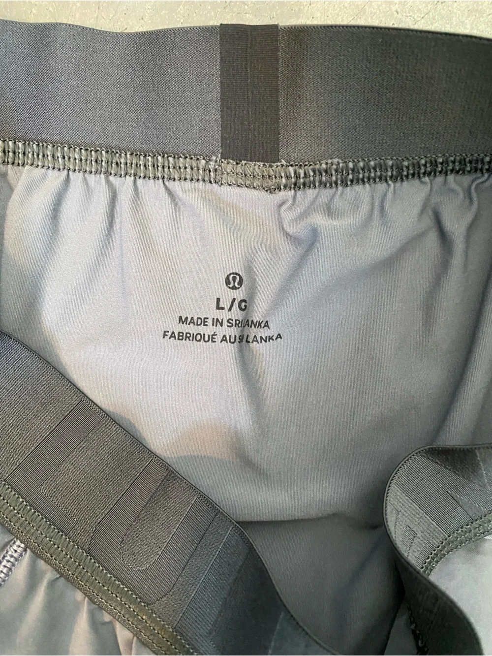 lululemon athletica Boxer Brief 3-Pack — Navy, Teal & Gray 6” Sz L (Sep A-2)